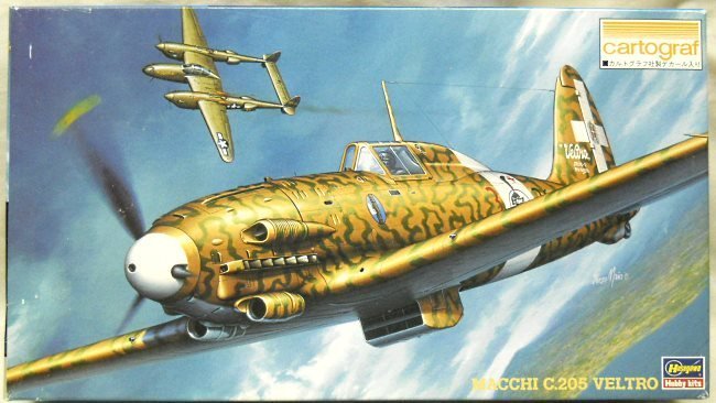 Hasegawa 1/48 Macchi C-205 Veltro, JT33 plastic model kit